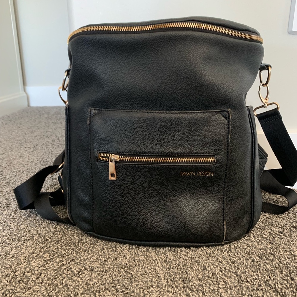 Fawn design (full size) diaper bag
